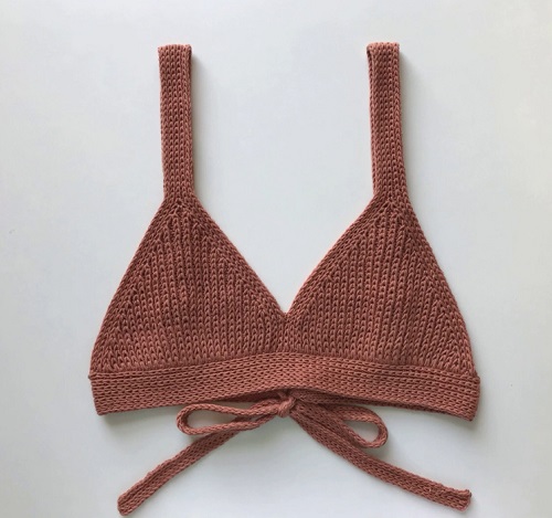 Easy and Cute Bralette Knitting Patterns 2