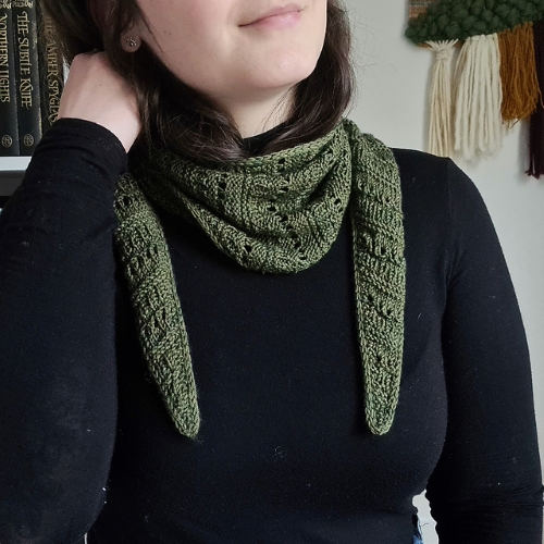 Knitted Lacy Mara Scarf