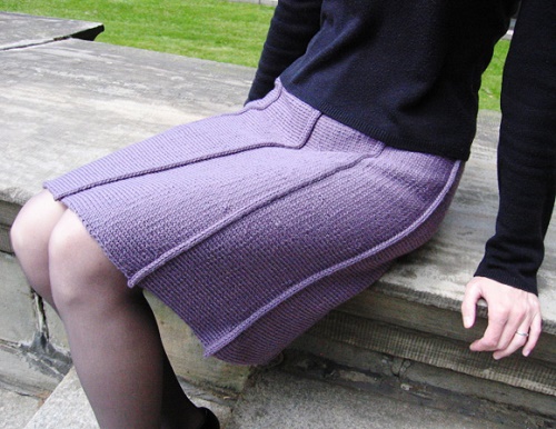 Sidewinder Skirt Free Knitting Pattern