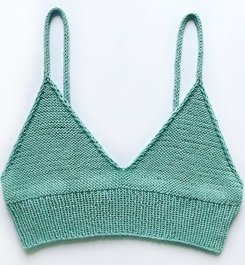 Easy and Cute Bralette Knitting Patterns 