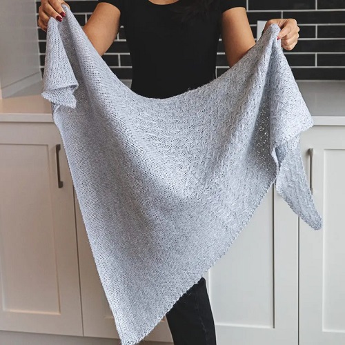 Winter Haze Shawl Free Knitting Pattern