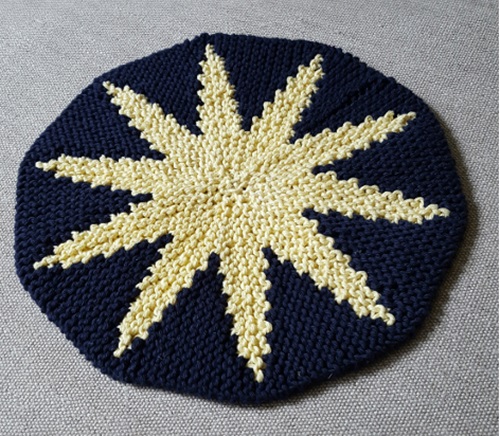 Hanabi Potholder Knitting Pattern