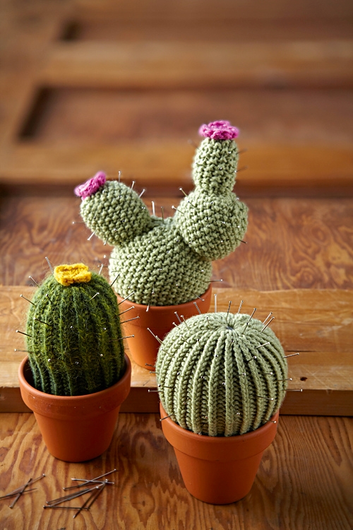 Knitted Wooly Cacti Free Pattern