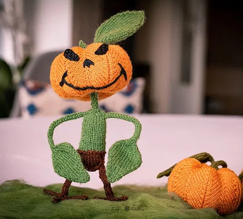 monster Pumpkin Free Knitting Patterns