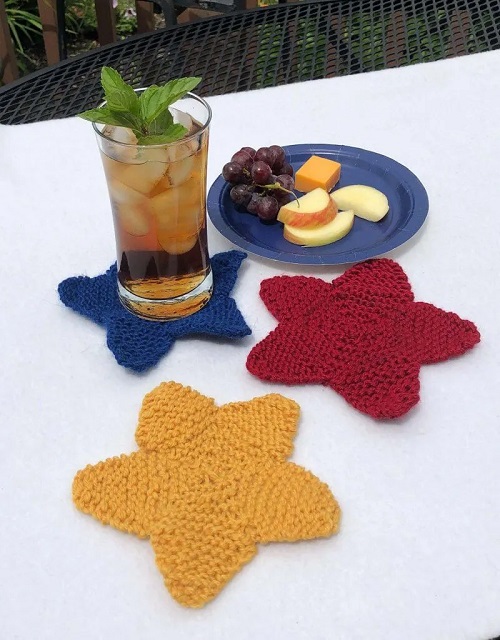 Easy and Cute Coasters Knitting Patterns 2