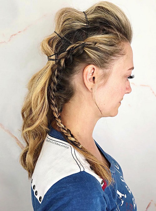 The Viking Up-Do For Halloween