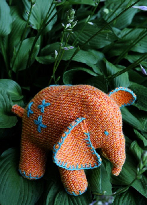 Knitted Elephant Free Patterns 1