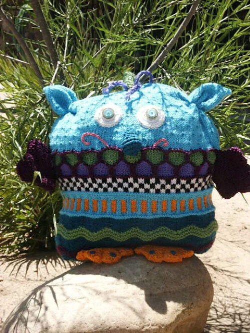 Chubby Knitted Monster