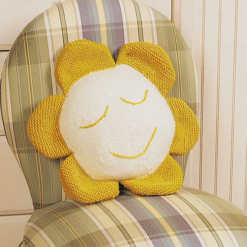 Easy and Cute Flower Pillow Knitting Patterns