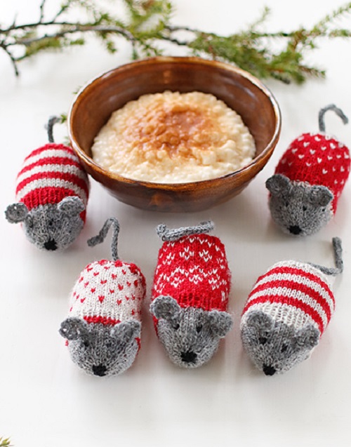 Christmas Knitted Rat Patterns