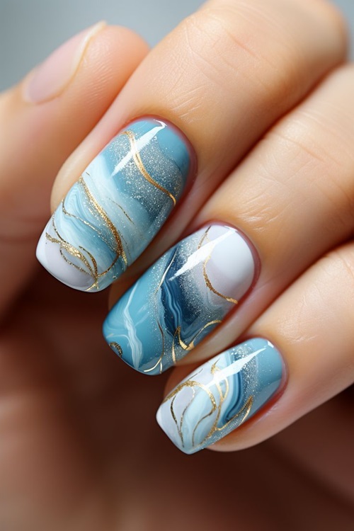 Ocean-Themed Pattern