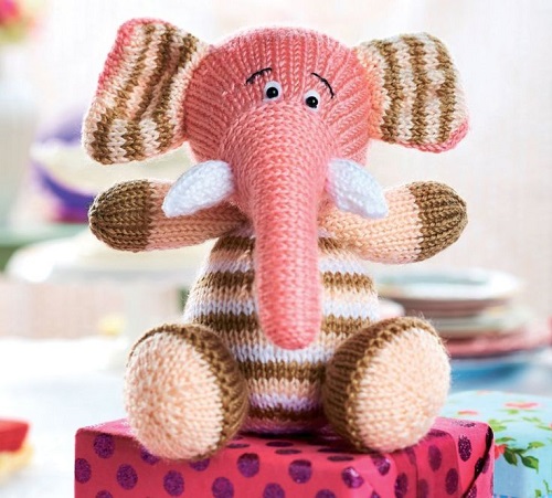 Easy and Cute Knitted Elephant Patterns