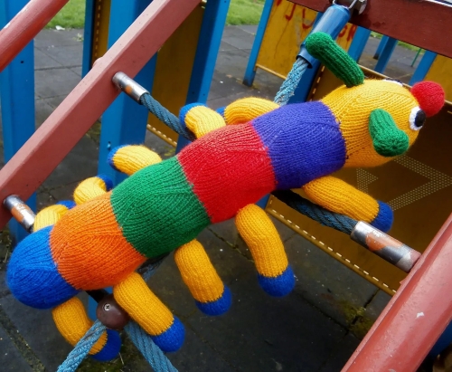 Crawley Knitted Caterpillar