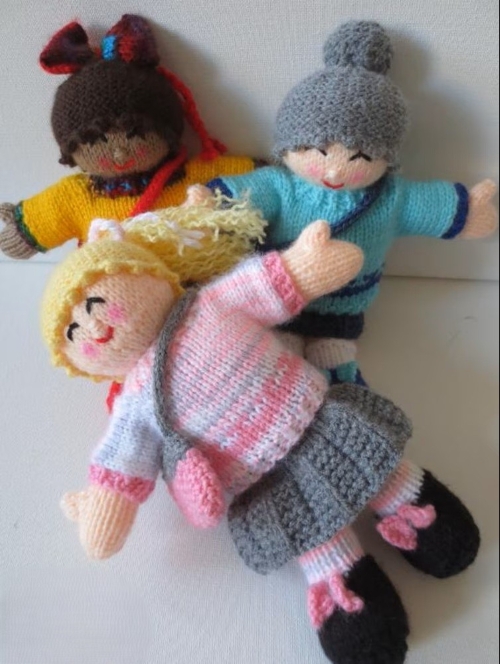 Cutest Knitted Doll Free Patterns 2