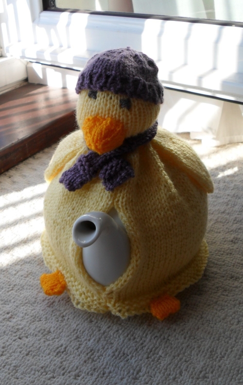 Knitted Animal Tea Pot Cover Free Patterns 4