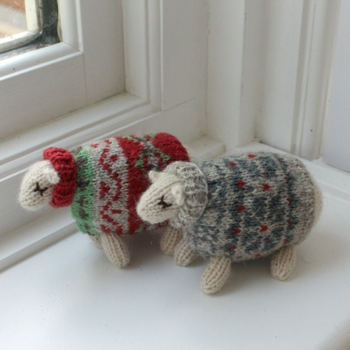 Fair Isle Sheep Knitting Idea