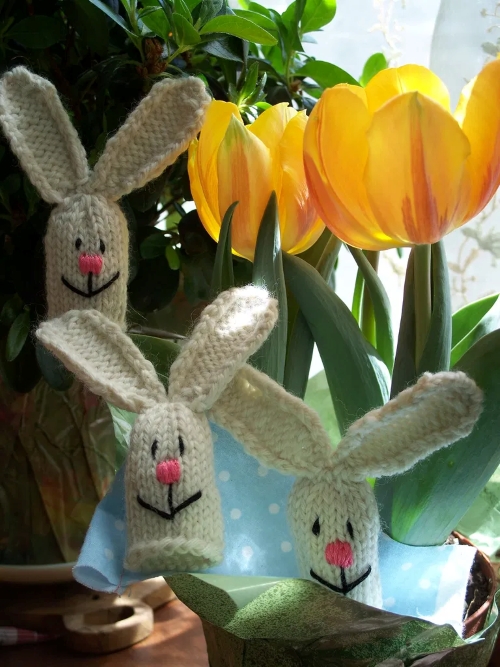 Hare Finger Puppets