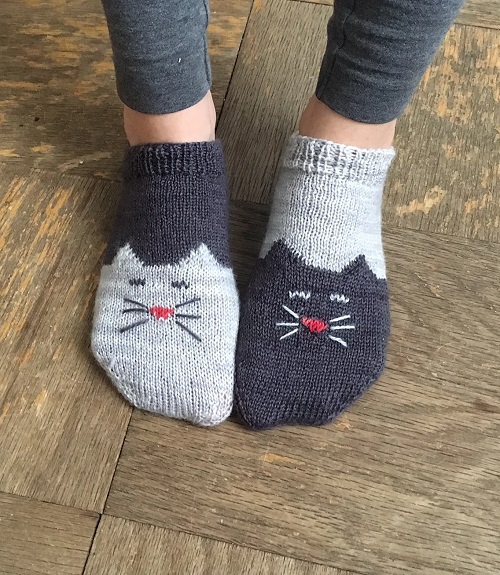 Kitty Ankle Socks