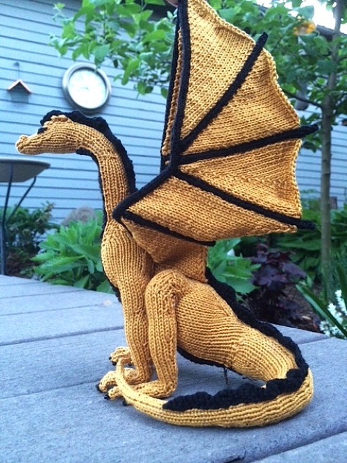 Knitted Dragon