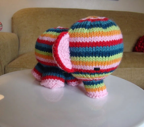 Knitted Elephant