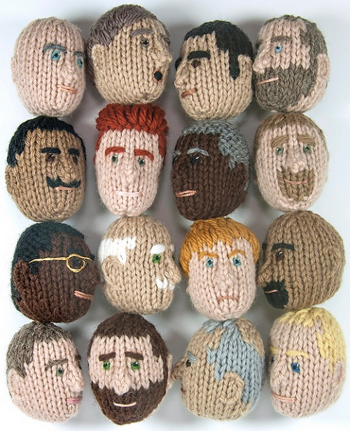 Woolly Man Head Patterns