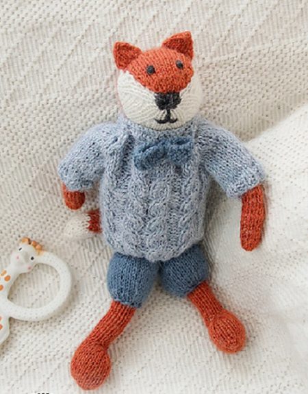 9 Knitted Fox Free Patterns ⋆ Bright Stuffs