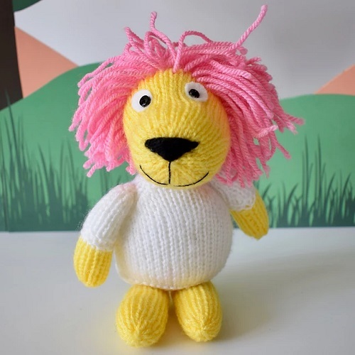 Knitted Lion Free Pattern.