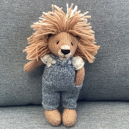 Easy Handmade Lion Free Pattern.