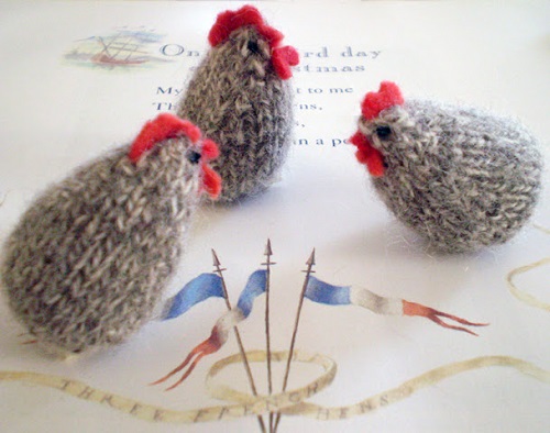 Knitted Mini Hens Free Patterns 3