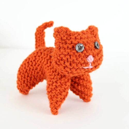 Knitted Plush Kitty