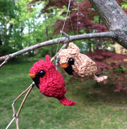 Knitted Cardinals Free Patterns