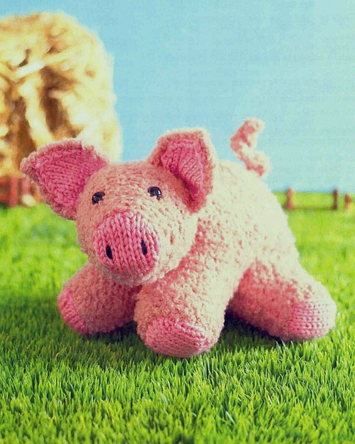 Knitted Piglet Free Patterns 1