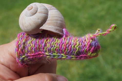 Snail Finger Puppet 