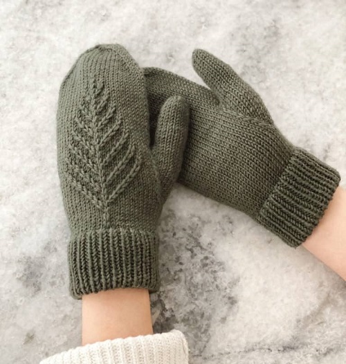 Spruce Mittens Knitting Pattern