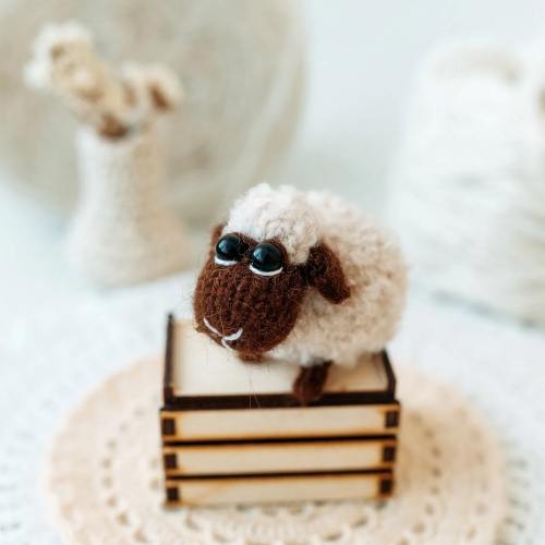 Tiny Knit Sheep