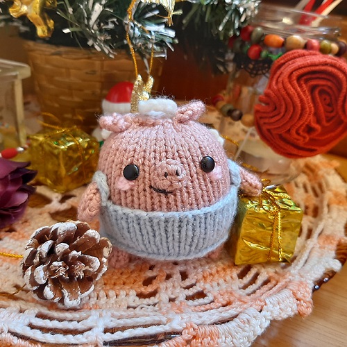 Easy and Cute Knitted Piglet Patterns 2