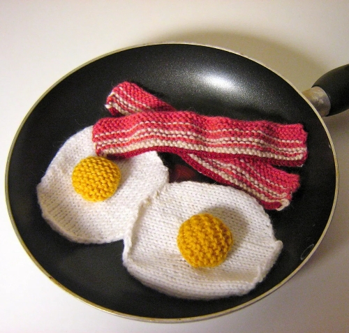 Easy Knitted Bacon