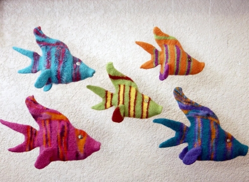 Fanciful Felted Fish