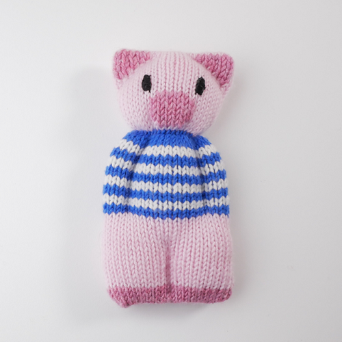 Easy and Cute Knitted Piglet Patterns 5