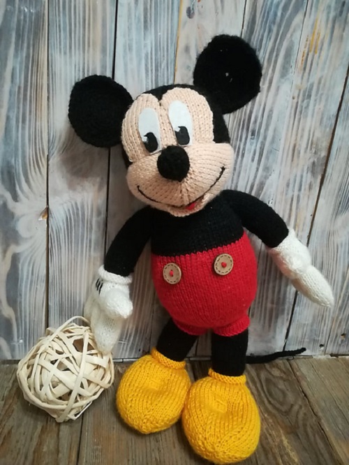 mickey mouse knitting pattern