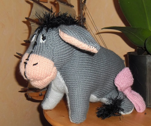 plush donkey toy knitting pattern free