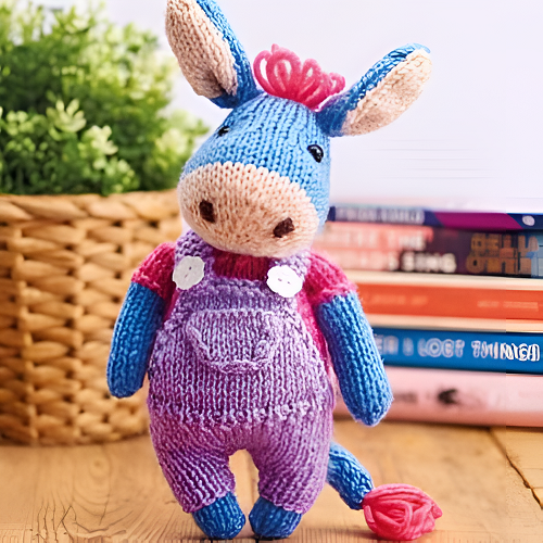 donkey in dungarees knitting pattern free