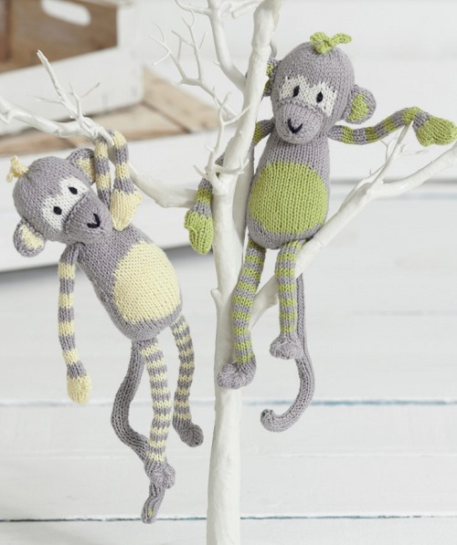 Knitted Monkeys Free Patterns 2