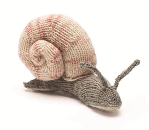 Knitted Realistic Snail