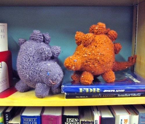 Knitted Stegosaurus