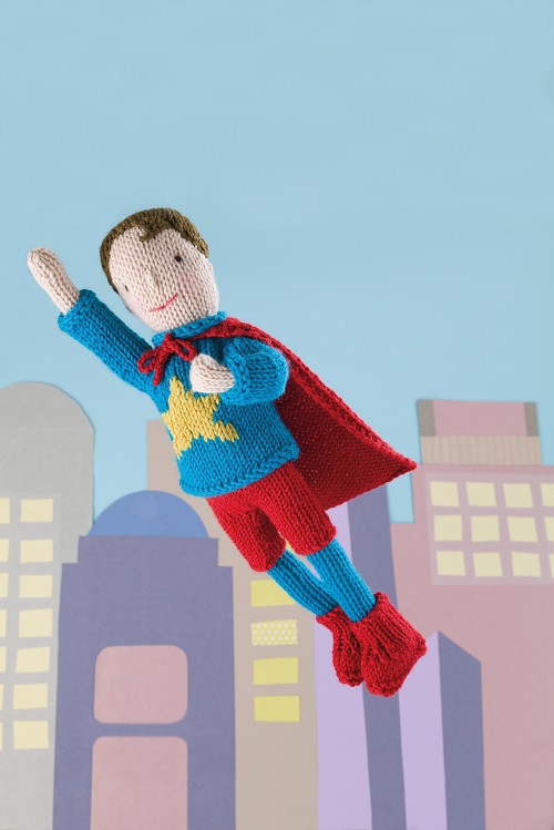 Knitted Superman