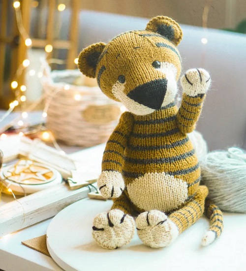 Knitted Tiger Free Patterns 1