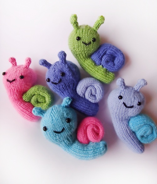 Knitted Snails Free Patterns