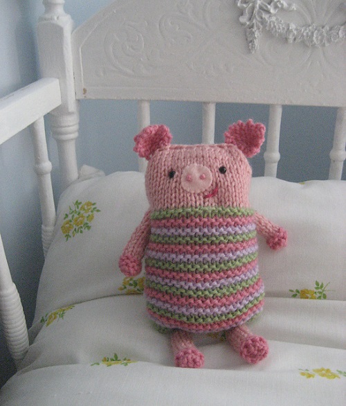 DIY Knitted Piglet Ideas 4