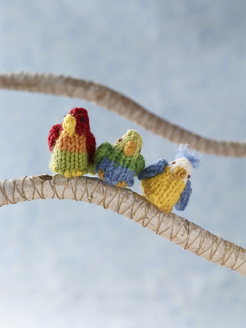 DIY Knitted Mini Birds Tutorial 2